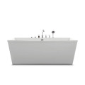 Seamless Square Bathroom Soaking Bath High Grade Freestanding Acrylic Bathtub